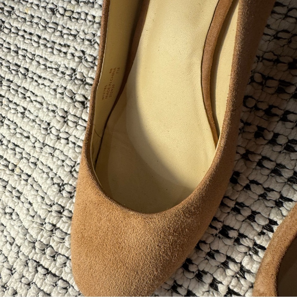 Cole Haan Suede Flats in Light Tan/Blush - Picture 7 of 13